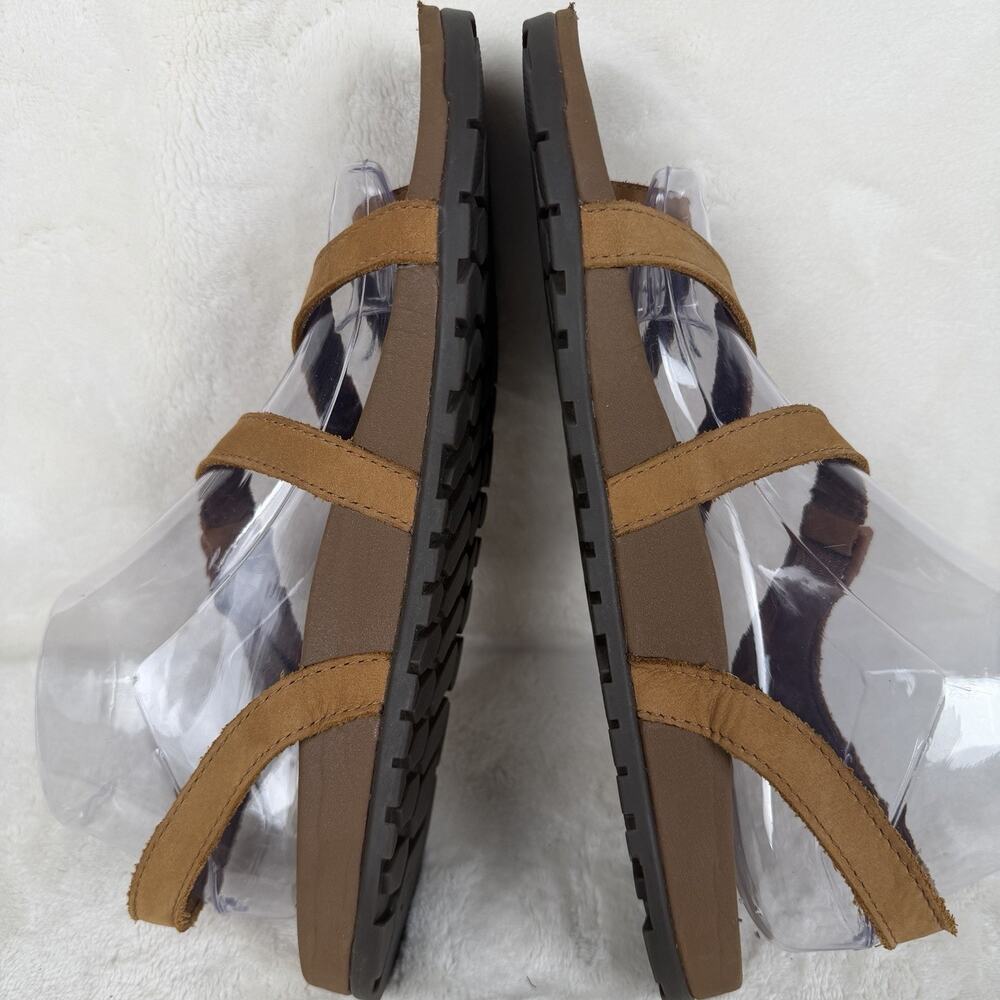 Chaco Women’s Brown Leather Toe Loop Lowdown Sandals Adjustable Straps 10 - Picture 7 of 10